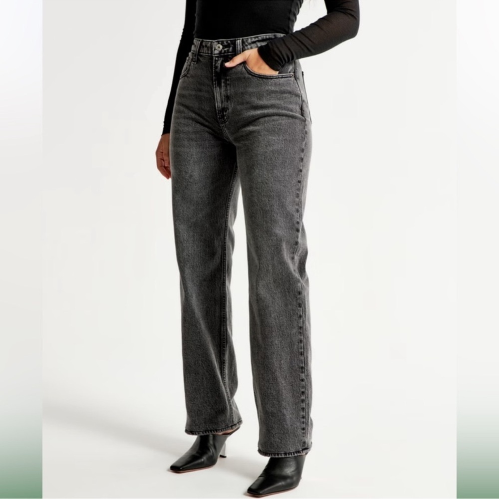 Abercrombie and Fitch 90’s Straight Ultra High Rise Jean 8